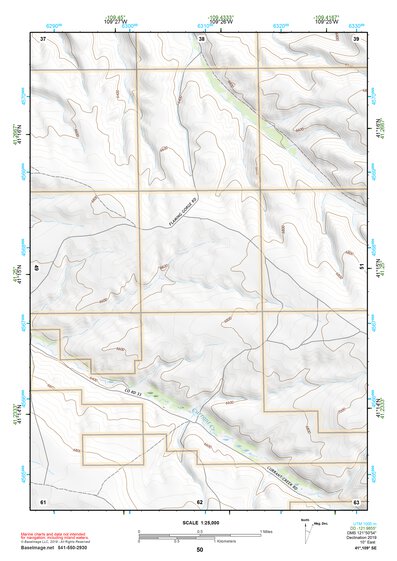 41109SE Page 50 Firehole Canyon Topo Preview 1
