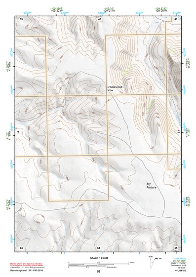 41109SE Page 52 Firehole Canyon Topo Preview 1