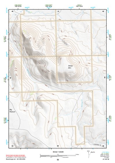 41109SE Page 53 Firehole Canyon Topo Preview 1