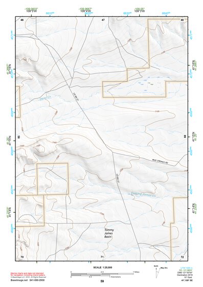 41109SE Page 59 Firehole Canyon Topo Preview 1