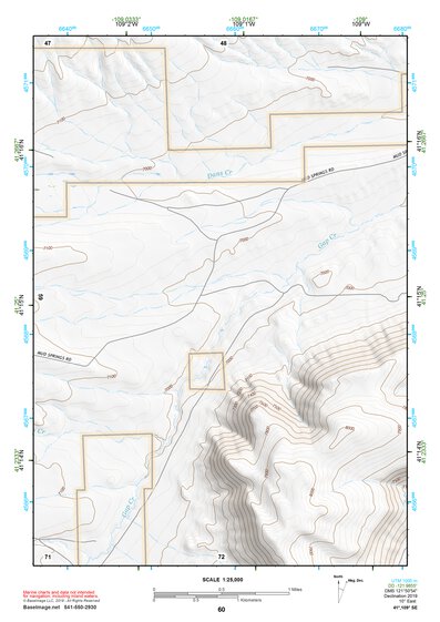 41109SE Page 60 Firehole Canyon Topo Preview 1