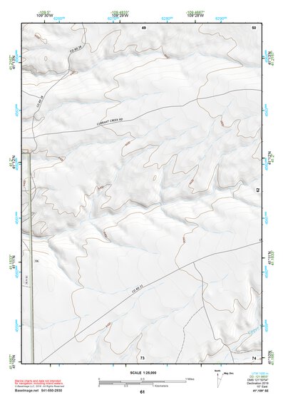 41109SE Page 61 Firehole Canyon Topo Preview 1