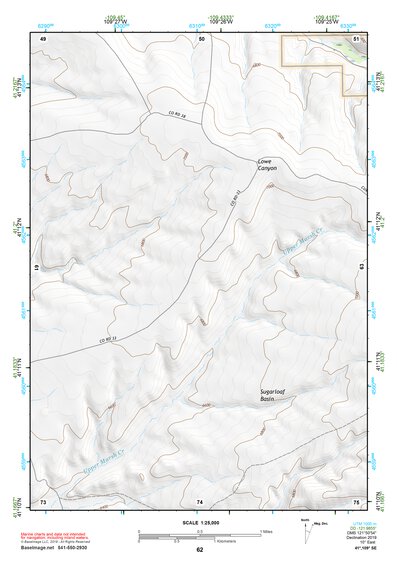 41109SE Page 62 Firehole Canyon Topo Preview 1