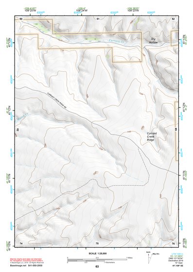 41109SE Page 63 Firehole Canyon Topo Preview 1