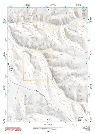 41109SE Page 64 Firehole Canyon Topo Preview 1