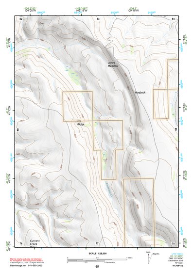 41109SE Page 65 Firehole Canyon Topo Preview 1