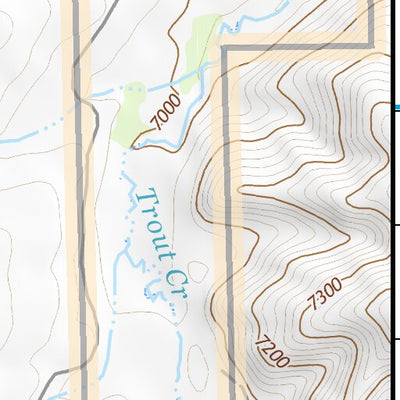 41109SE Page 66 Firehole Canyon Topo Preview 3