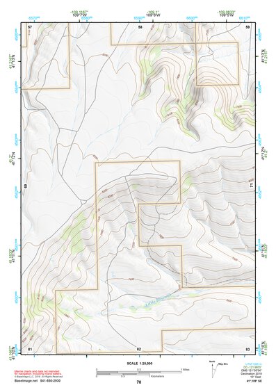 41109SE Page 70 Firehole Canyon Topo Preview 1