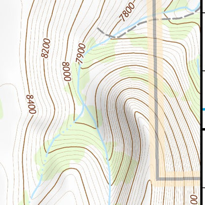 41109SE Page 78 Firehole Canyon Topo Preview 3