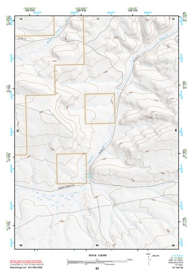 41109SE Page 83 Firehole Canyon Topo Preview 1