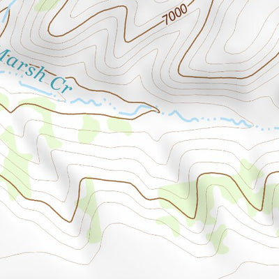 41109SE Page 87 Firehole Canyon Topo Preview 3