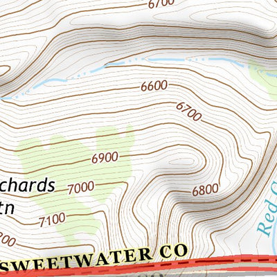 41109SE Page 103 Firehole Canyon Topo Preview 3