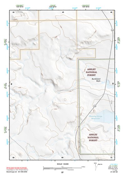 41109SW Page 57 Firehole Canyon Topo Preview 1