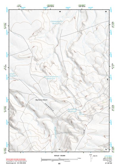 41109SW Page 61 Firehole Canyon Topo Preview 1