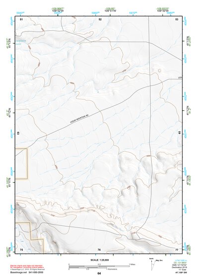 41109SW Page 64 Firehole Canyon Topo Preview 1
