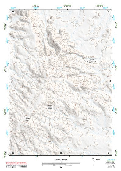 41109SW Page 68 Firehole Canyon Topo Preview 1
