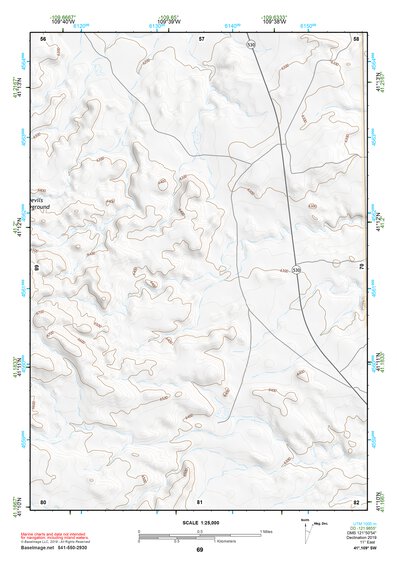 41109SW Page 69 Firehole Canyon Topo Preview 1