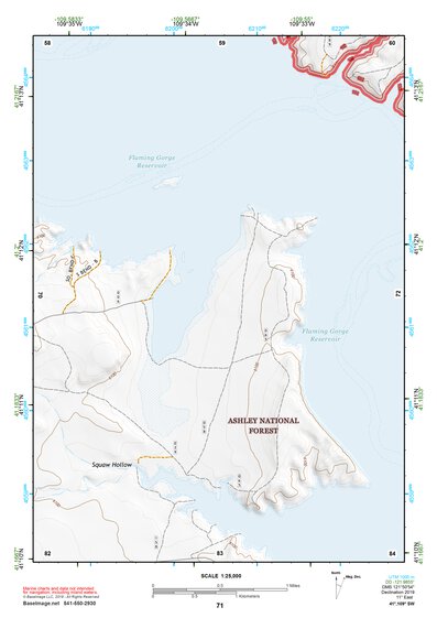 41109SW Page 71 Firehole Canyon Topo Preview 1