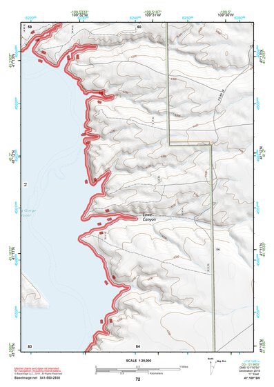 41109SW Page 72 Firehole Canyon Topo Preview 1