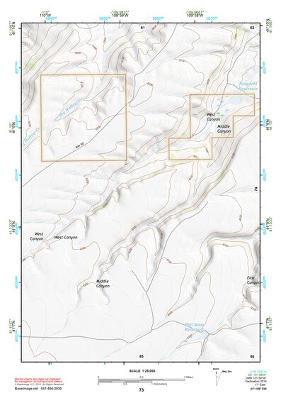 41109SW Page 73 Firehole Canyon Topo Preview 1