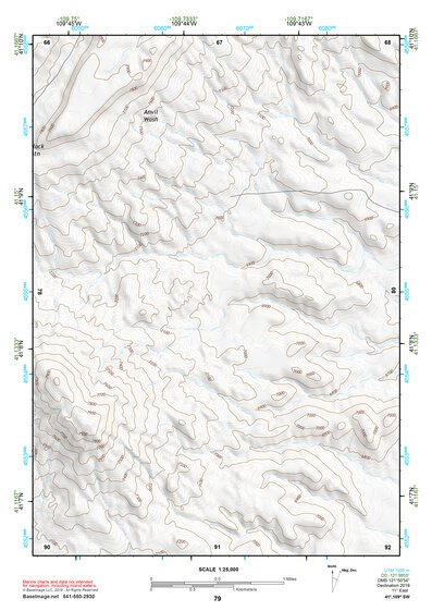 41109SW Page 79 Firehole Canyon Topo Preview 1