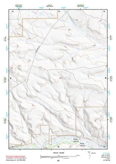 41109SW Page 87 Firehole Canyon Topo Preview 1