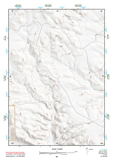 41109SW Page 91 Firehole Canyon Topo Preview 1