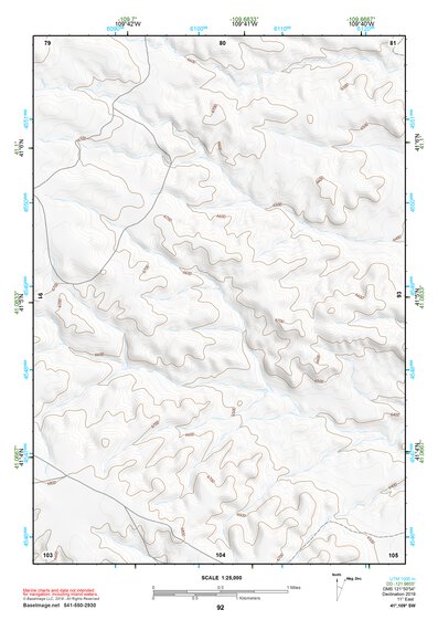 41109SW Page 92 Firehole Canyon Topo Preview 1