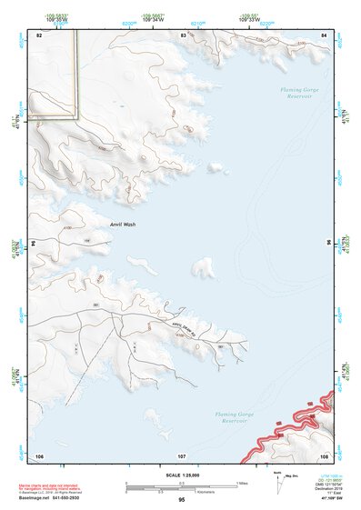 41109SW Page 95 Firehole Canyon Topo Preview 1
