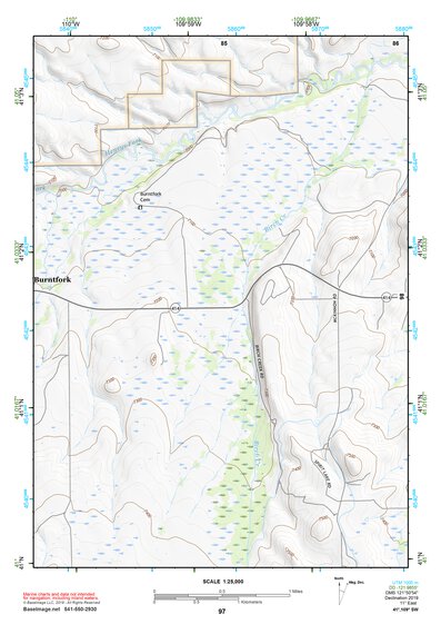 41109SW Page 97 Firehole Canyon Topo Preview 1