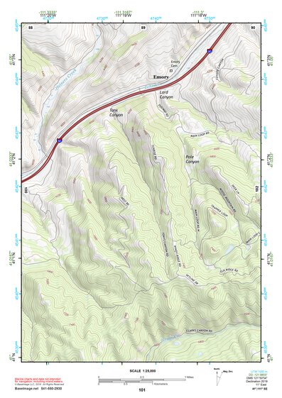 41111SE Page 101 Ogden Topo Preview 1