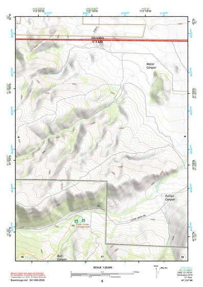 41113NE Page 5 Grouse Creek Topo Preview 1