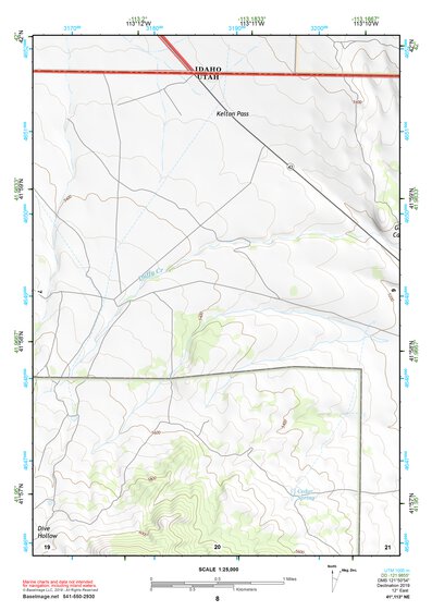 41113NE Page 8 Grouse Creek Topo Preview 1