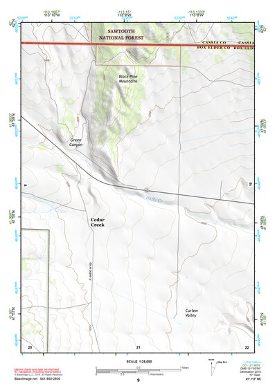 41113NE Page 9 Grouse Creek Topo Preview 1