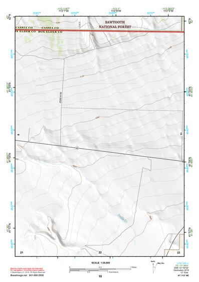 41113NE Page 10 Grouse Creek Topo Preview 1