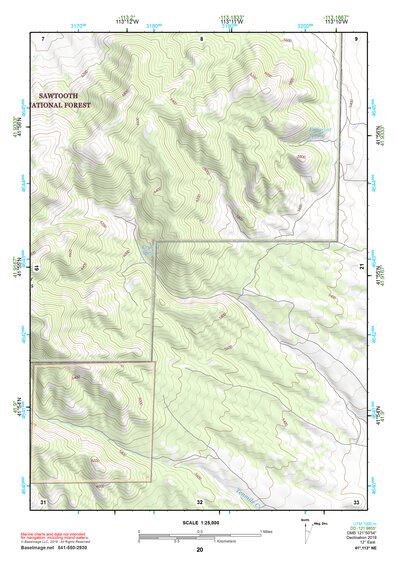 41113NE Page 20 Grouse Creek Topo Preview 1