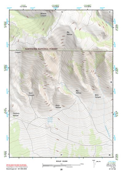 41113NE Page 25 Grouse Creek Topo Preview 1