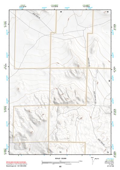 41113NE Page 61 Grouse Creek Topo Preview 1