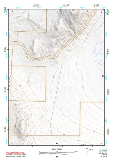 41113NE Page 80 Grouse Creek Topo Preview 1