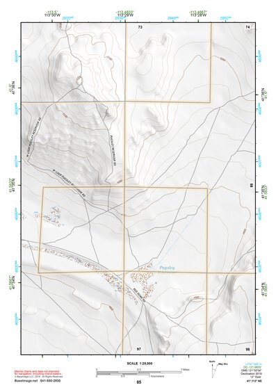 41113NE Page 85 Grouse Creek Topo Preview 1