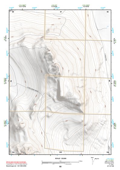 41113NE Page 93 Grouse Creek Topo Preview 1