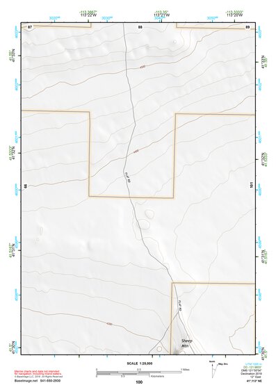 41113NE Page 100 Grouse Creek Topo Preview 1