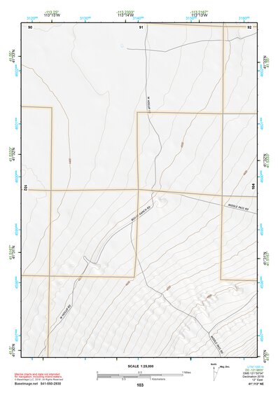 41113NE Page 103 Grouse Creek Topo Preview 1