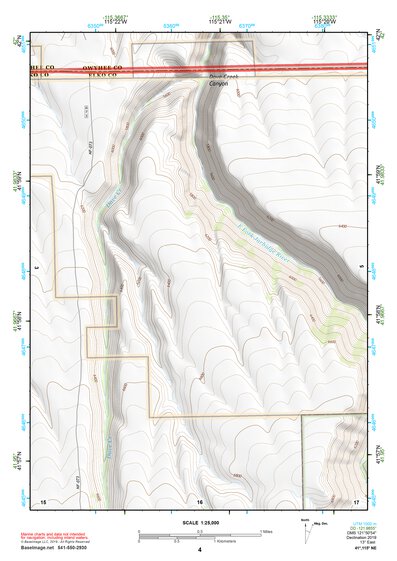 41115NE Page 4 Jarbidge Mountains Topo Preview 1