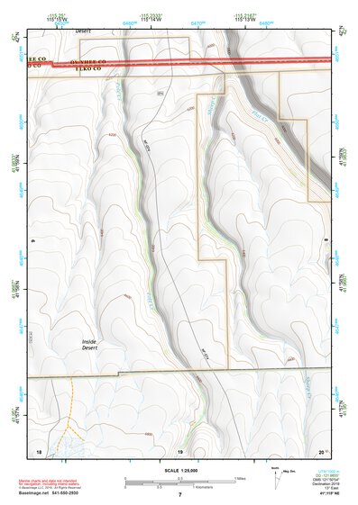 41115NE Page 7 Jarbidge Mountains Topo Preview 1