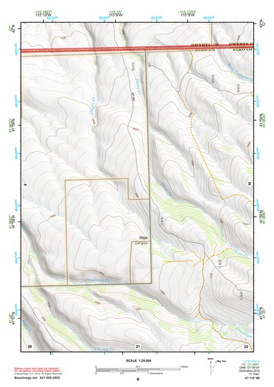 41115NE Page 9 Jarbidge Mountains Topo Preview 1