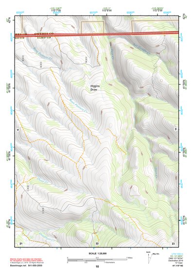 41115NE Page 10 Jarbidge Mountains Topo Preview 1