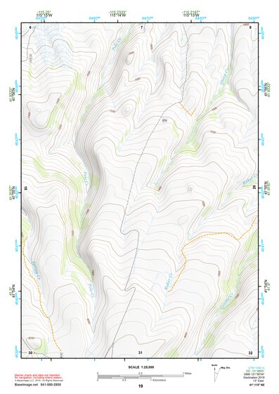 41115NE Page 19 Jarbidge Mountains Topo Preview 1
