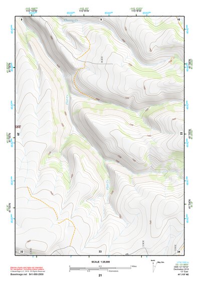 41115NE Page 21 Jarbidge Mountains Topo Preview 1