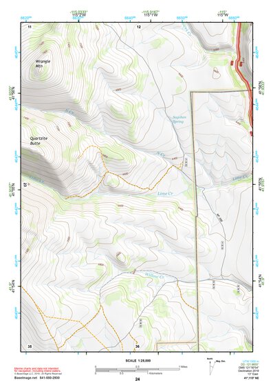 41115NE Page 24 Jarbidge Mountains Topo Preview 1